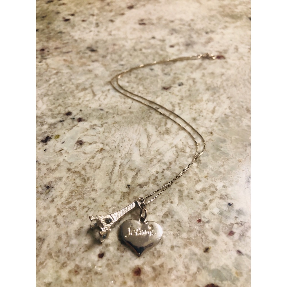 Eiffel Tower Charm Necklace